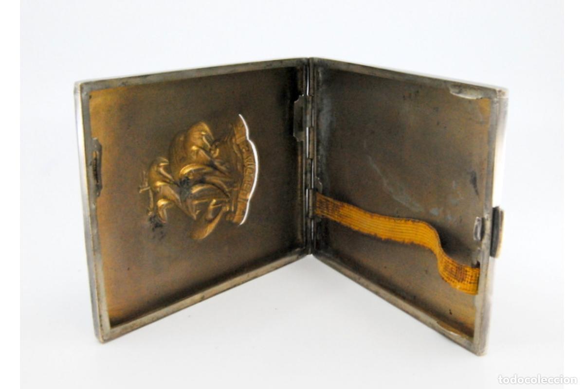 Antig&uuml;edades: Caja de cigarrillos, en plata - Foto 8