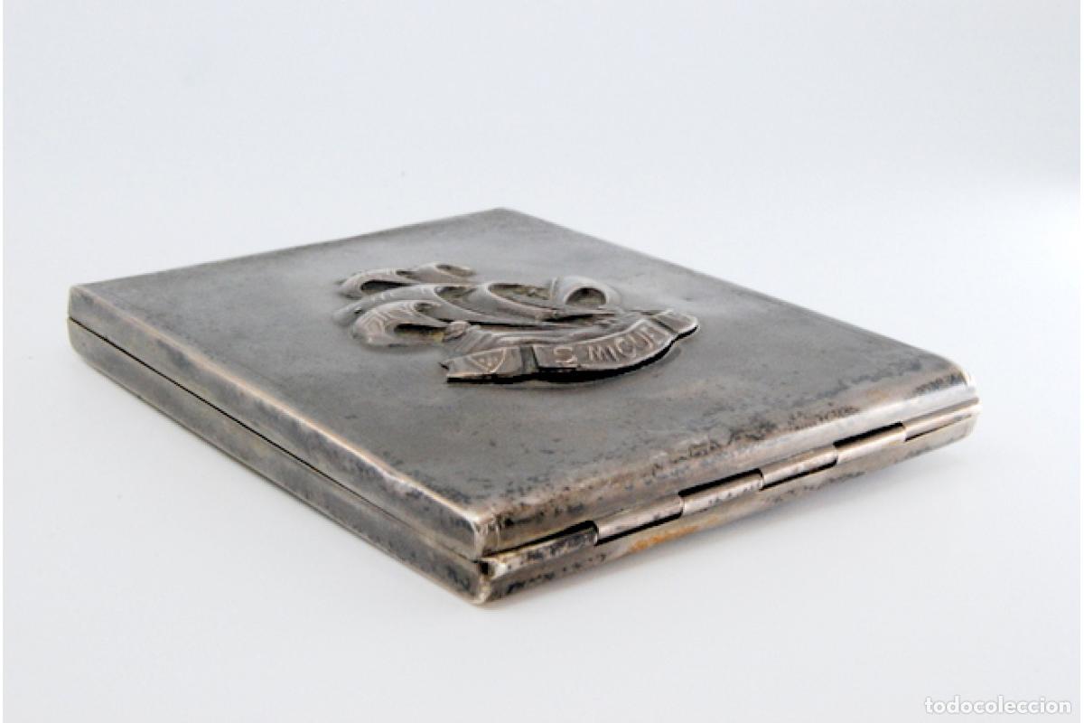 Antig&uuml;edades: Caja de cigarrillos, en plata - Foto 9