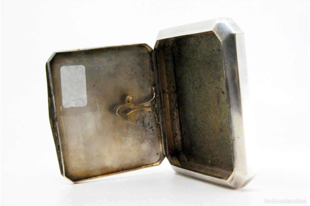 Antig&uuml;edades: Caja de cigarrillos, en plata - Foto 2