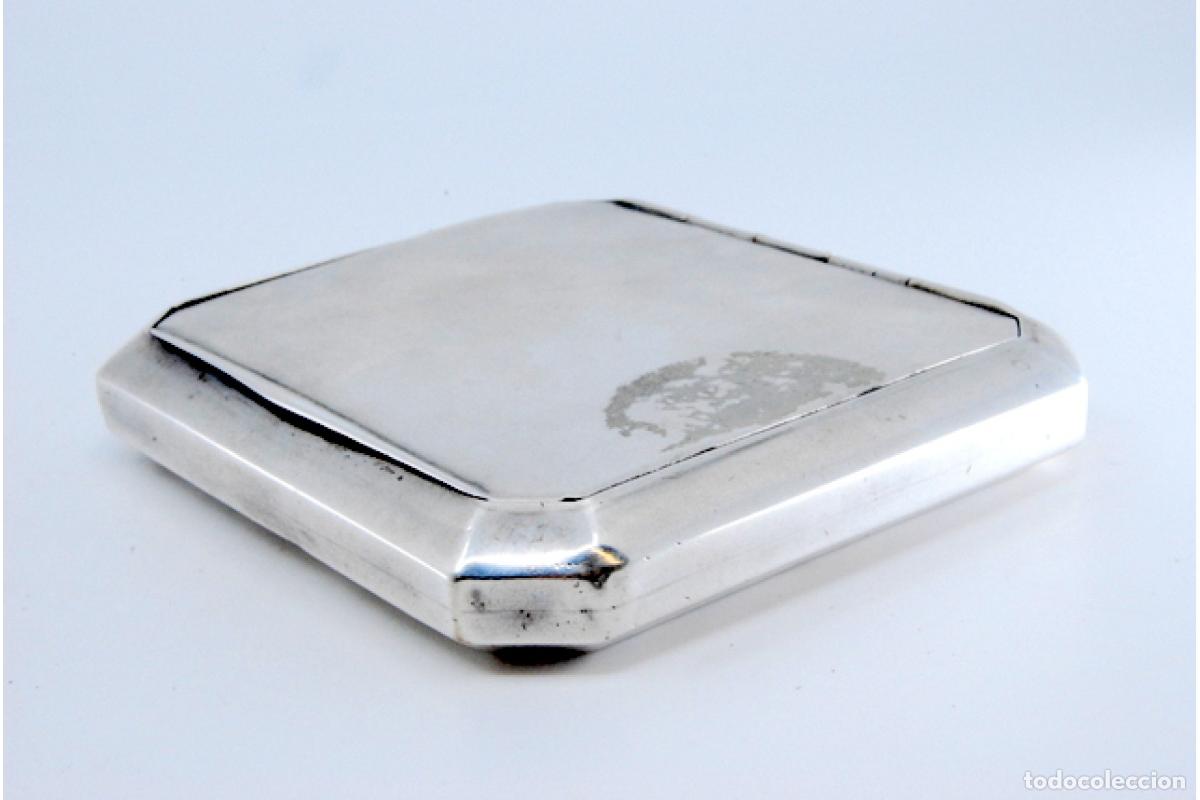 Antig&uuml;edades: Caja de cigarrillos, en plata - Foto 7