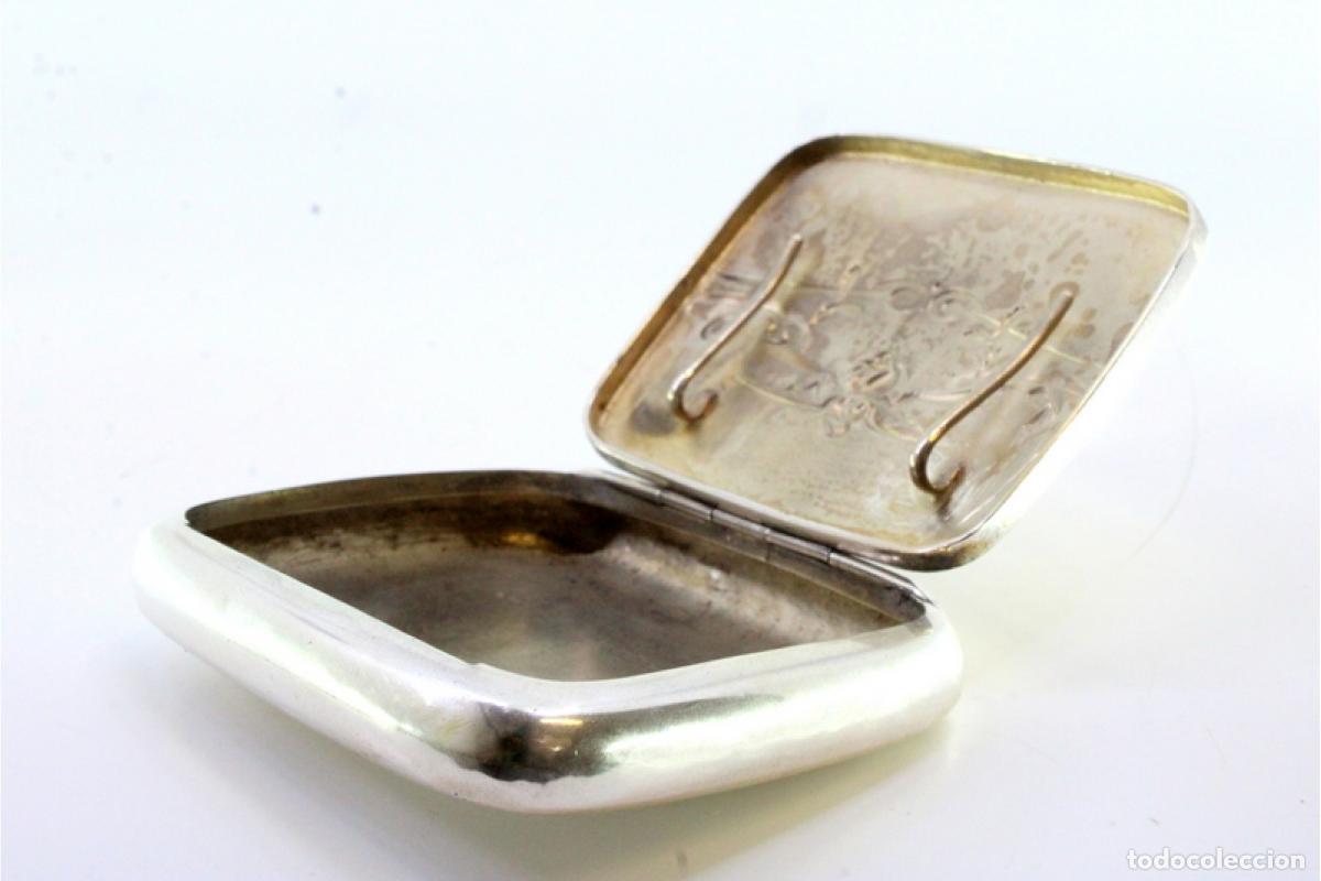 Antig&uuml;edades: Caja de tabaco, en plata - Foto 2
