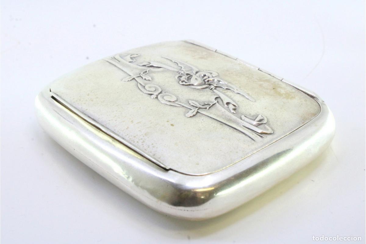 Antig&uuml;edades: Caja de tabaco, en plata - Foto 4