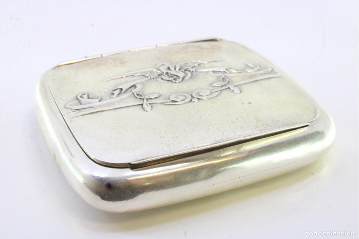 Antig&uuml;edades: Caja de tabaco, en plata - Foto 5