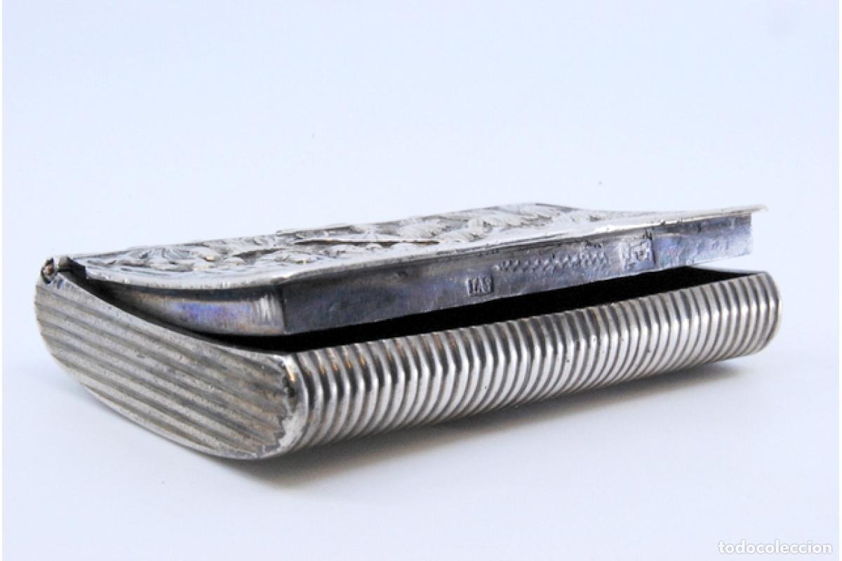 Antig&uuml;edades: Caja de tabaco, en plata - Foto 7