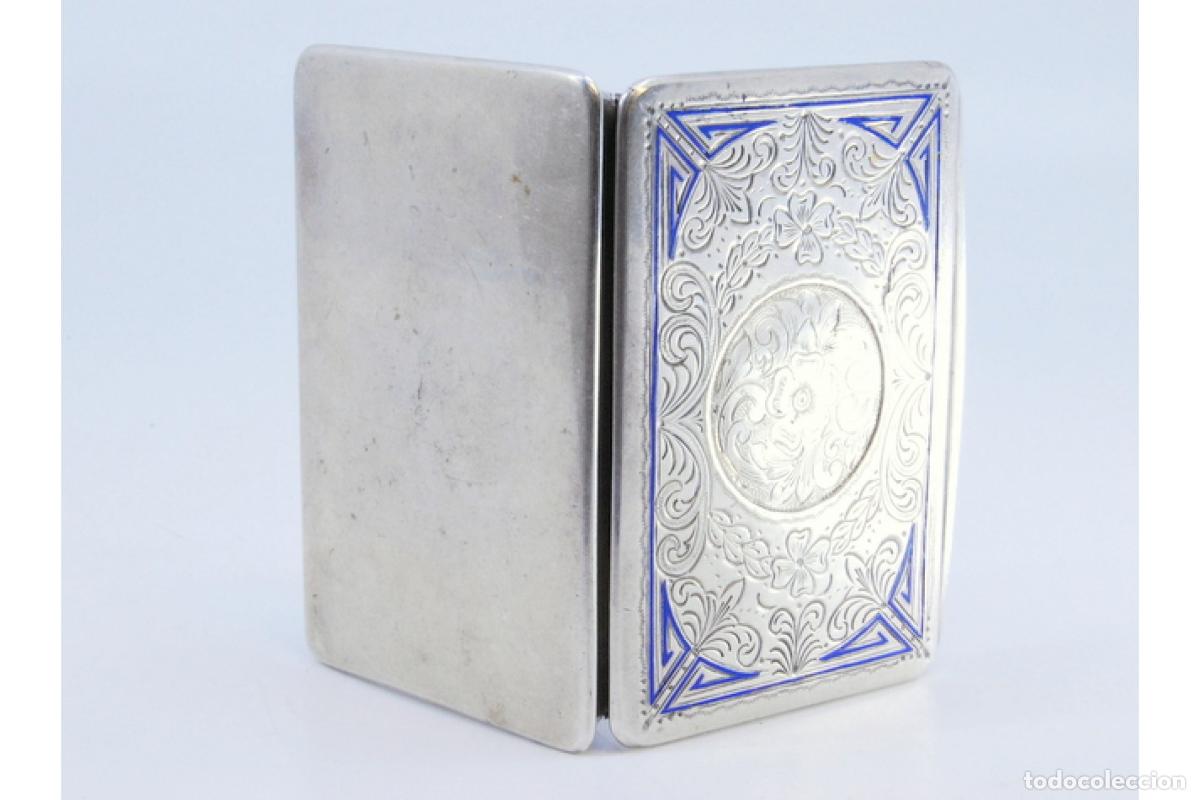 Antig&uuml;edades: Tabaquera, en plata - Foto 2