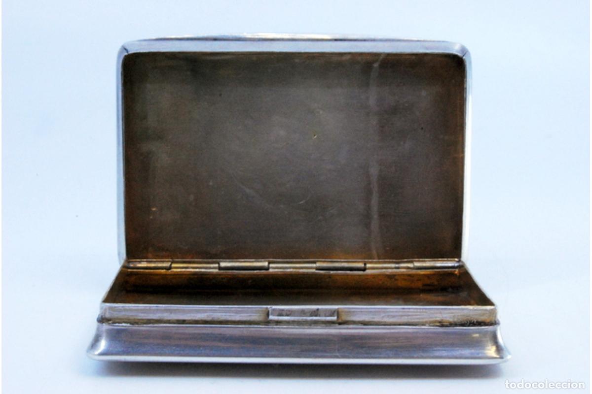 Antig&uuml;edades: Tabaquera, en plata - Foto 4