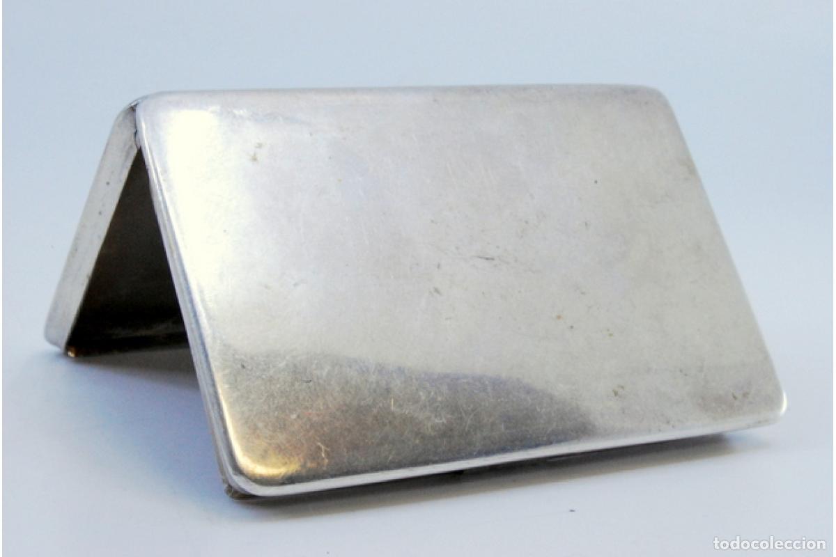 Antig&uuml;edades: Tabaquera, en plata - Foto 5