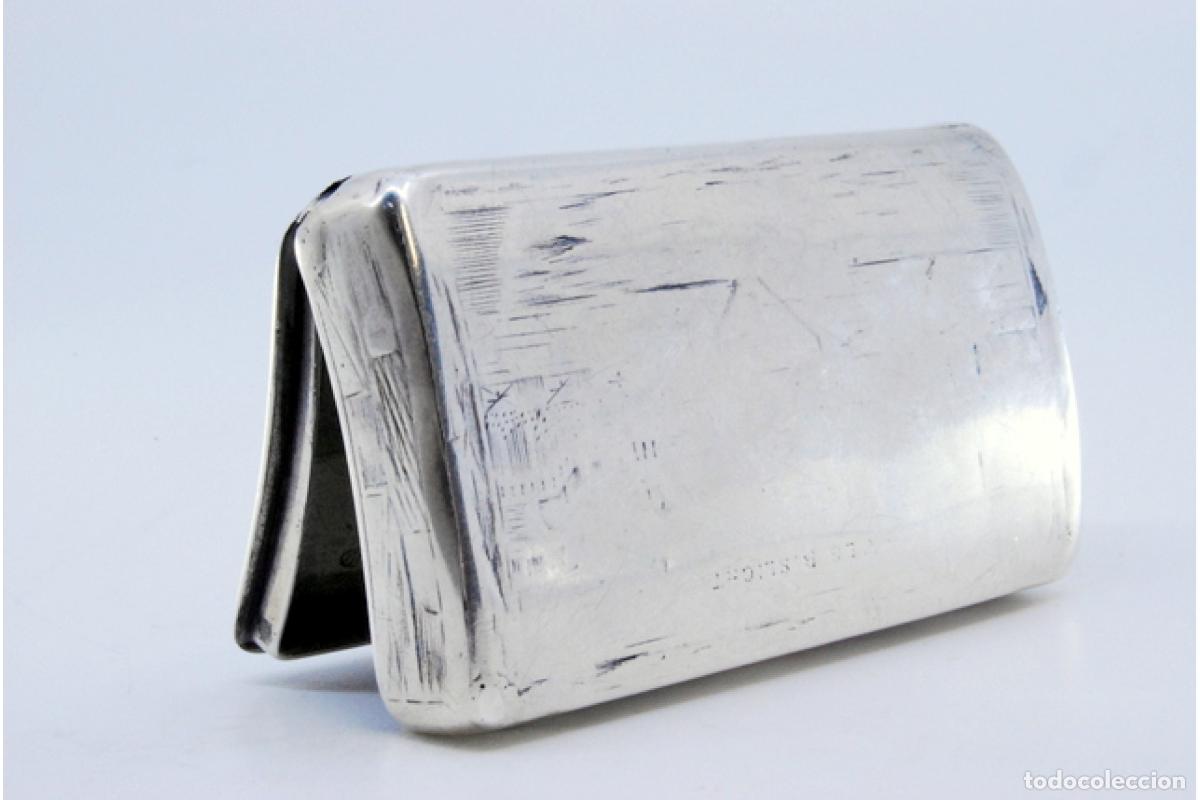 Antig&uuml;edades: Tabaquera, en plata - Foto 3