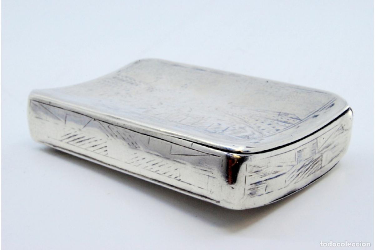 Antig&uuml;edades: Tabaquera, en plata - Foto 8