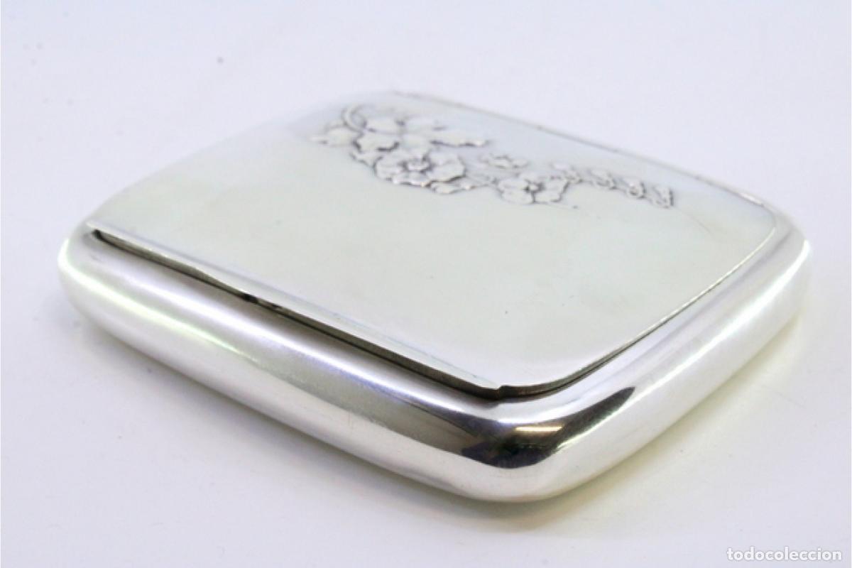 Antig&uuml;edades: Caja de tabaco, en plata - Foto 3