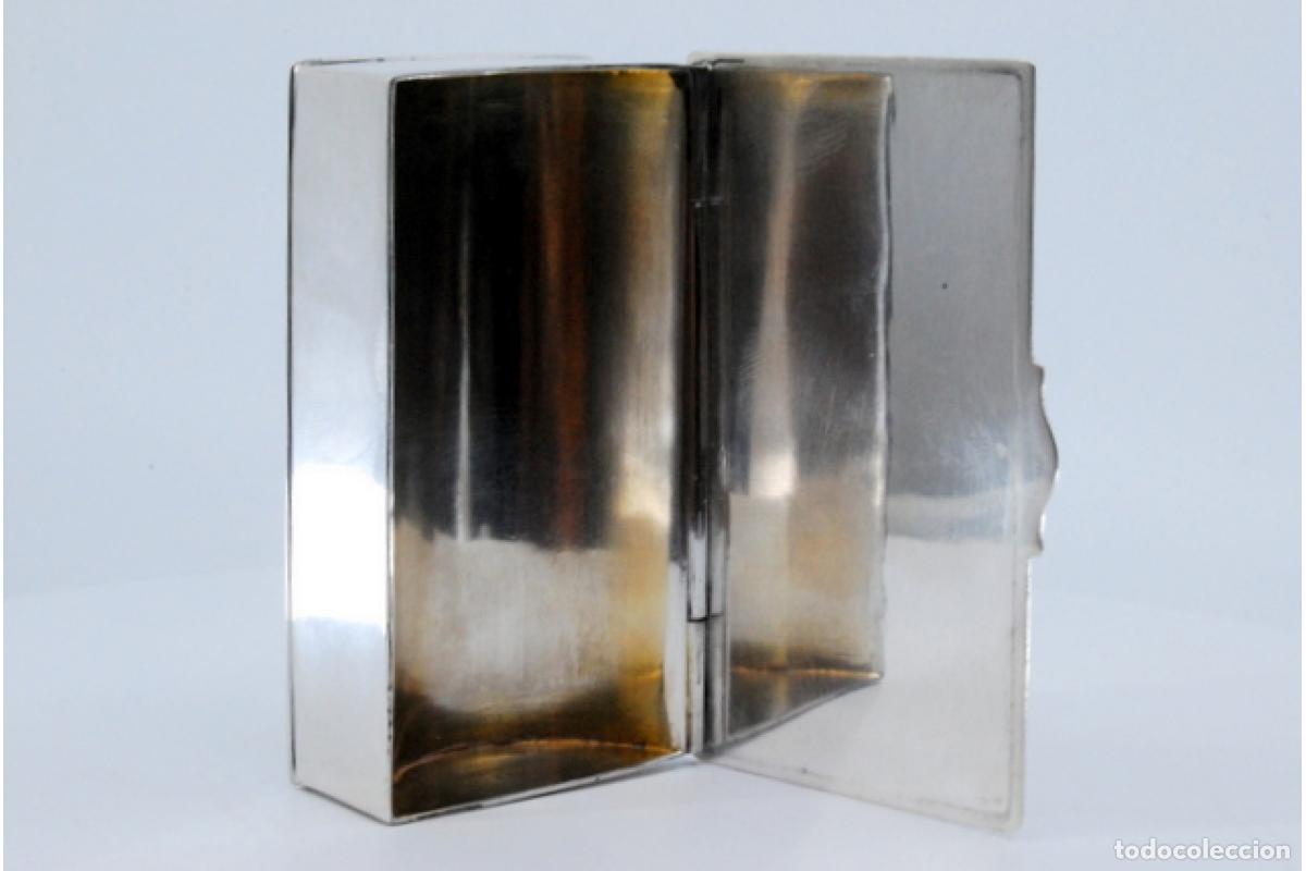Antig&uuml;edades: Caja para sellos, en plata - Foto 4