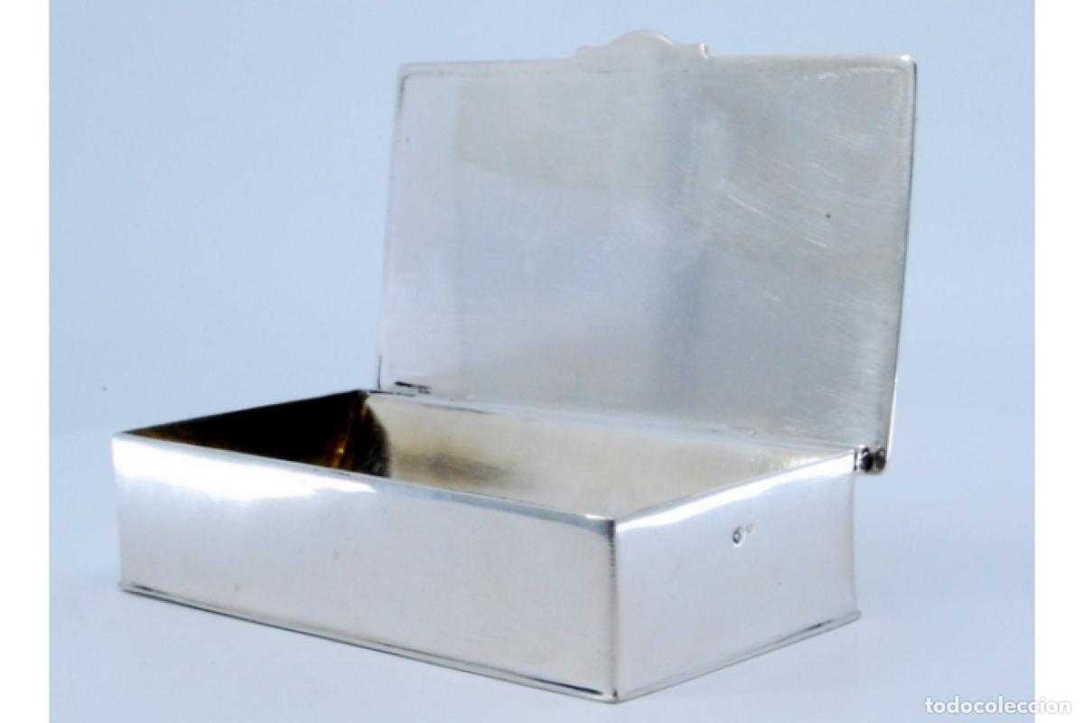 Antig&uuml;edades: Caja para sellos, en plata - Foto 5