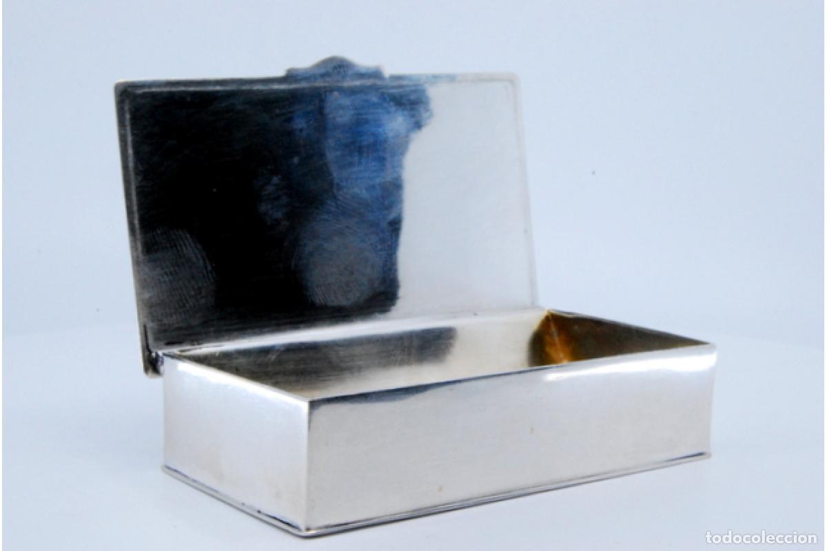 Antig&uuml;edades: Caja para sellos, en plata - Foto 6