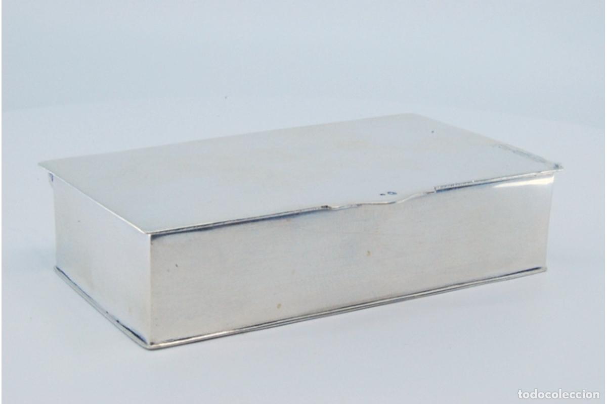 Antig&uuml;edades: Caja para sellos, en plata - Foto 7