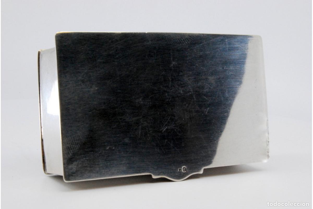 Antig&uuml;edades: Caja para sellos, en plata - Foto 8