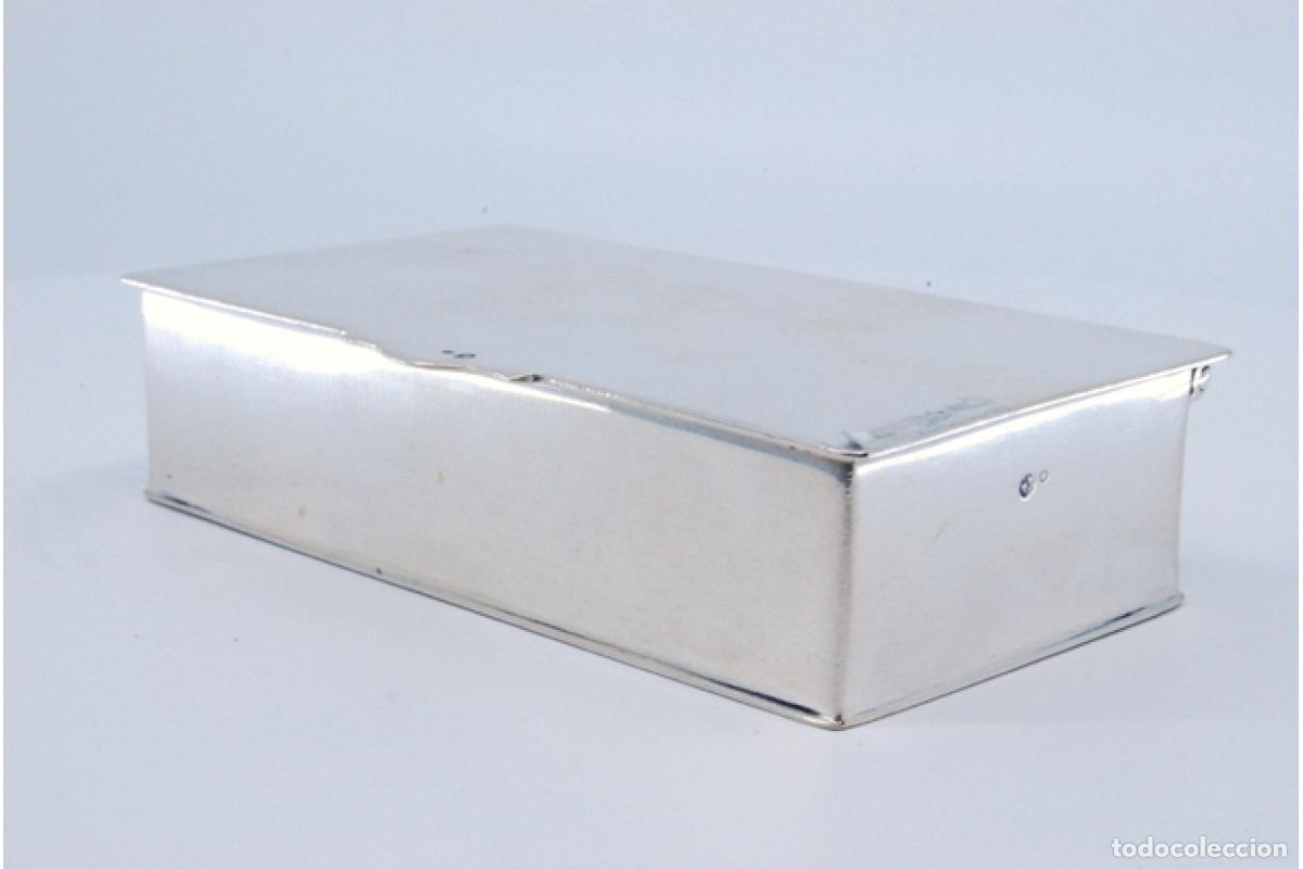 Antig&uuml;edades: Caja para sellos, en plata - Foto 9
