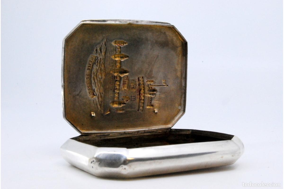 Antig&uuml;edades: Caja de tabaco, en plata - Foto 6