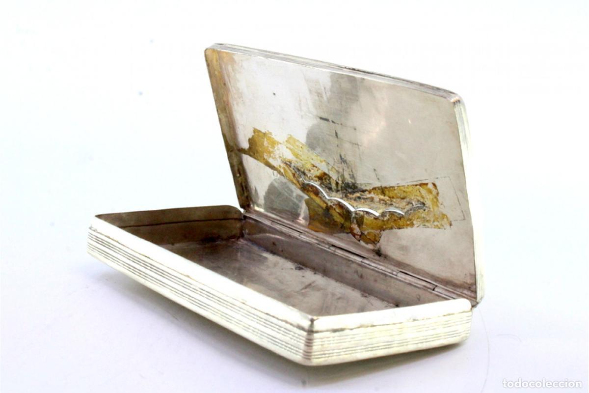 Antig&uuml;edades: Caja de tabaco, en plata - Foto 3