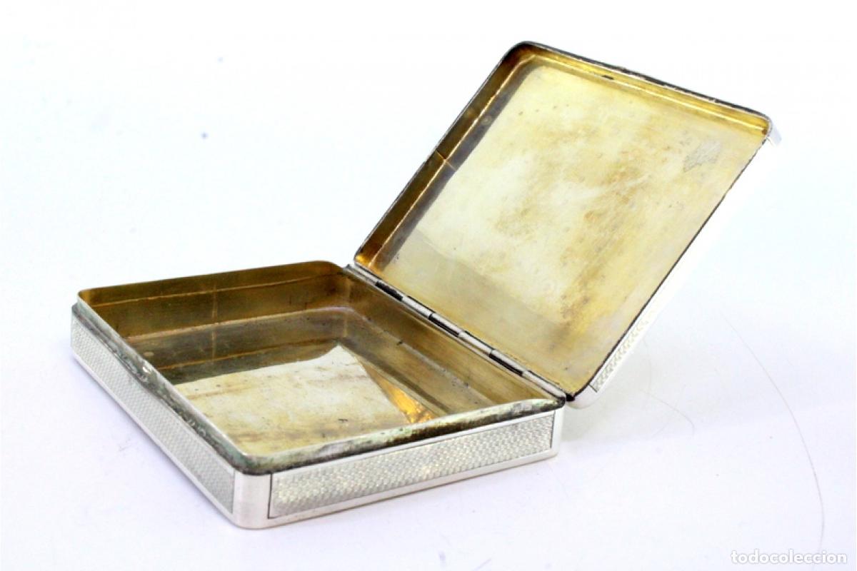 Antig&uuml;edades: Caja de tabaco, en plata - Foto 3