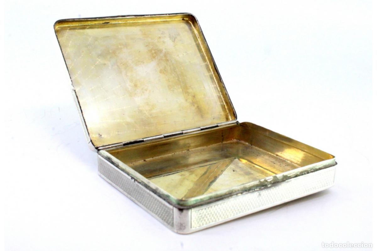 Antig&uuml;edades: Caja de tabaco, en plata - Foto 6