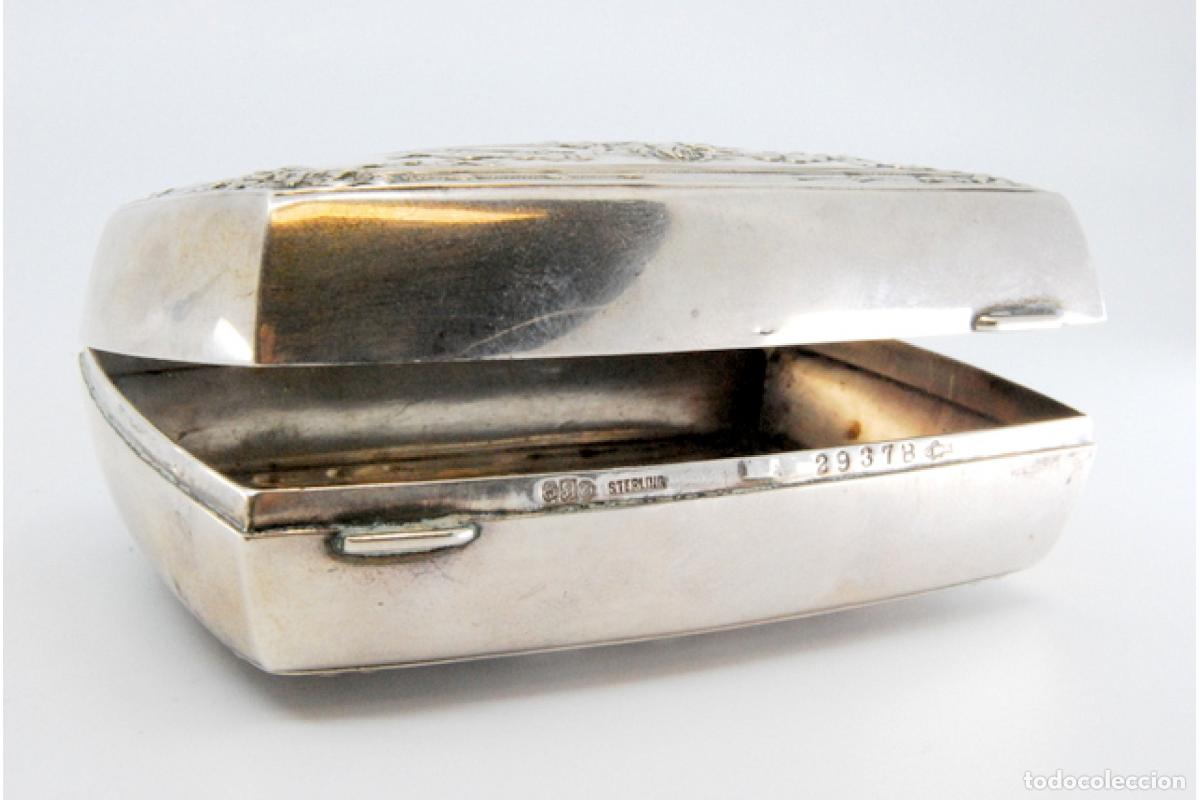 Antig&uuml;edades: Caja de tabaco, en plata - Foto 3