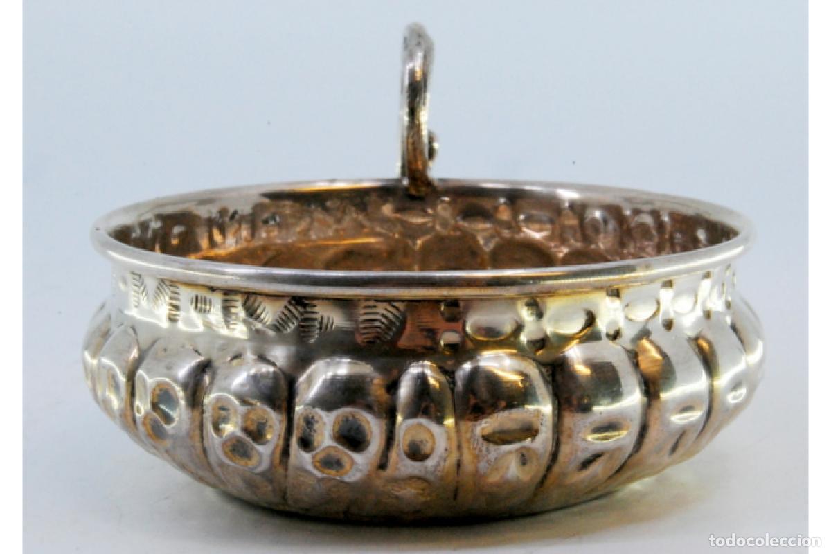 Antig&uuml;edades: Copa de plata para cata de vinos - Foto 5