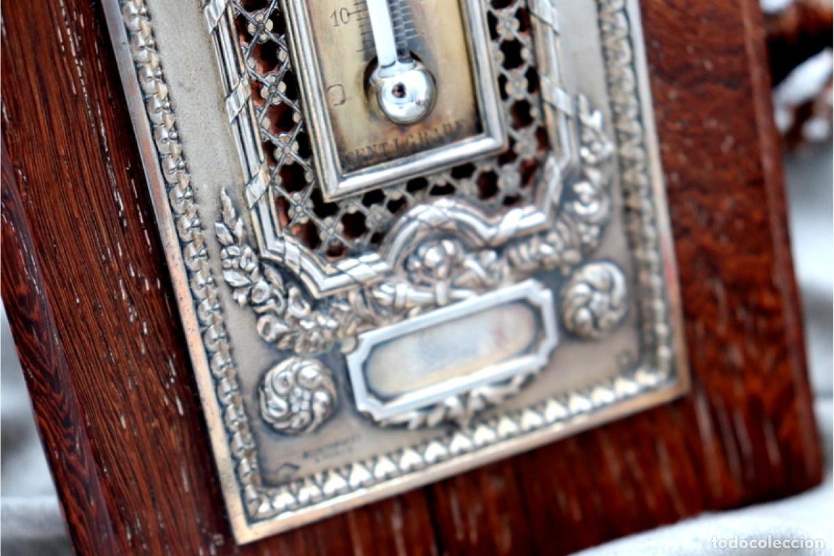 Antig&uuml;edades: Term&oacute;metro de plata - Foto 4