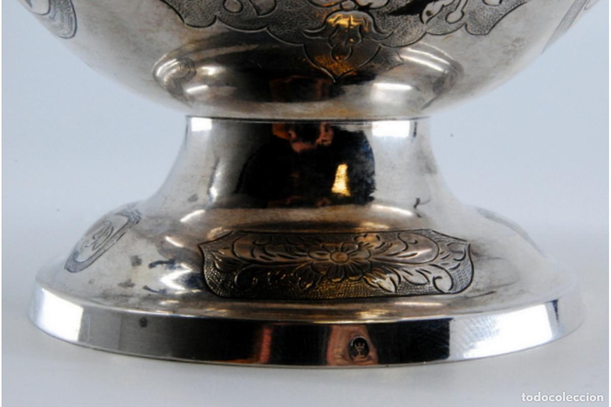 Antig&uuml;edades: azucarero de plata - Foto 2