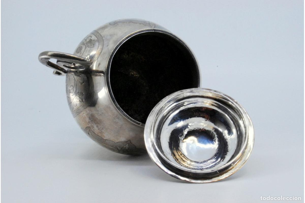 Antig&uuml;edades: azucarero de plata - Foto 7