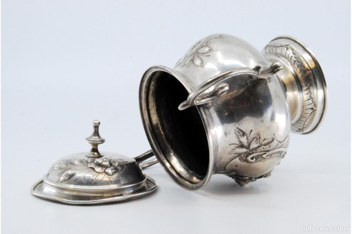 Antig&uuml;edades: azucarero de plata - Foto 5