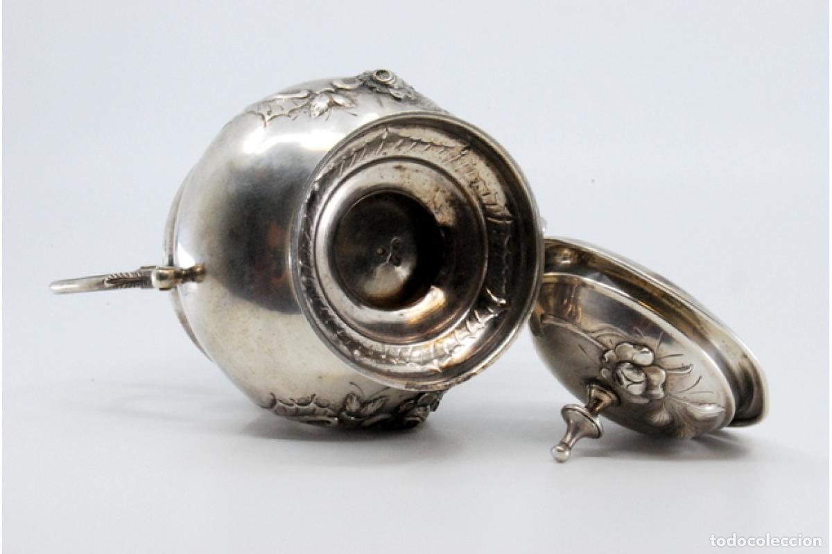 Antig&uuml;edades: azucarero de plata - Foto 6