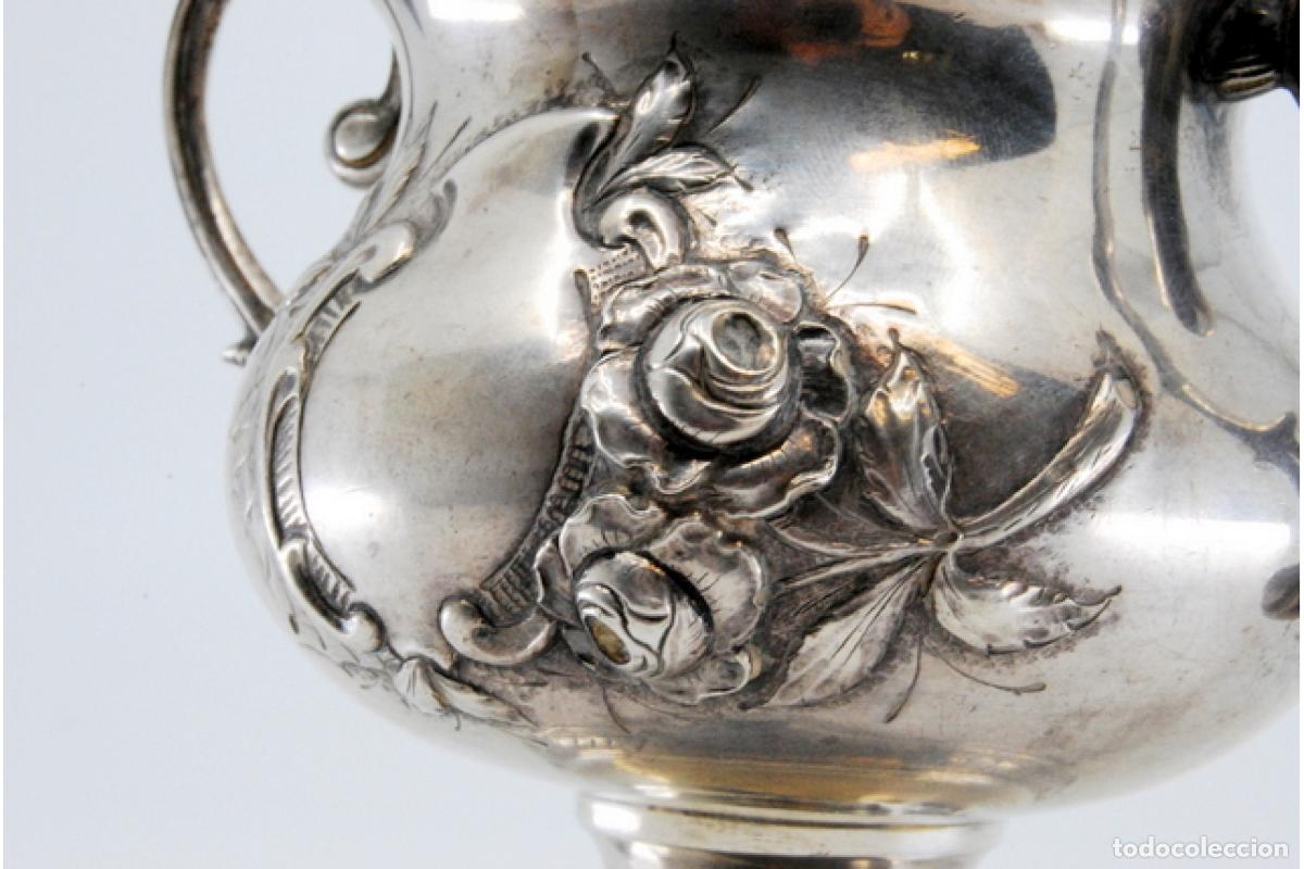 Antig&uuml;edades: azucarero de plata - Foto 8