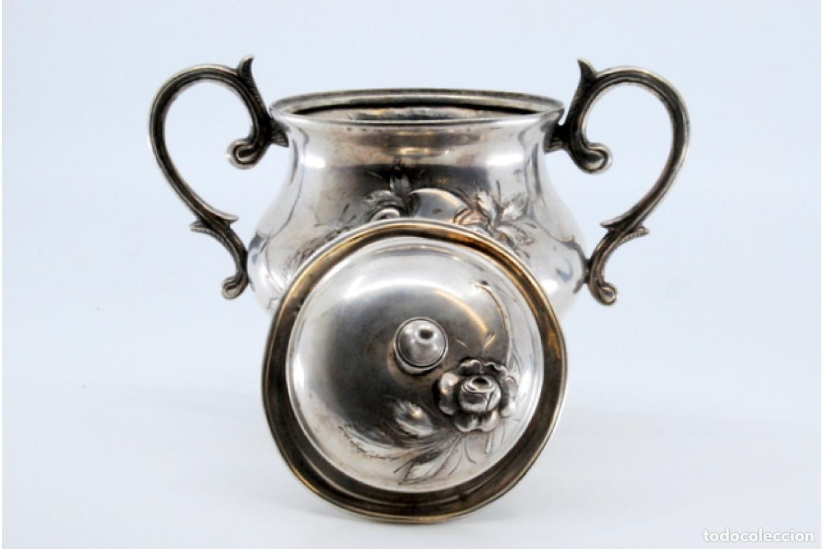 Antig&uuml;edades: azucarero de plata - Foto 9