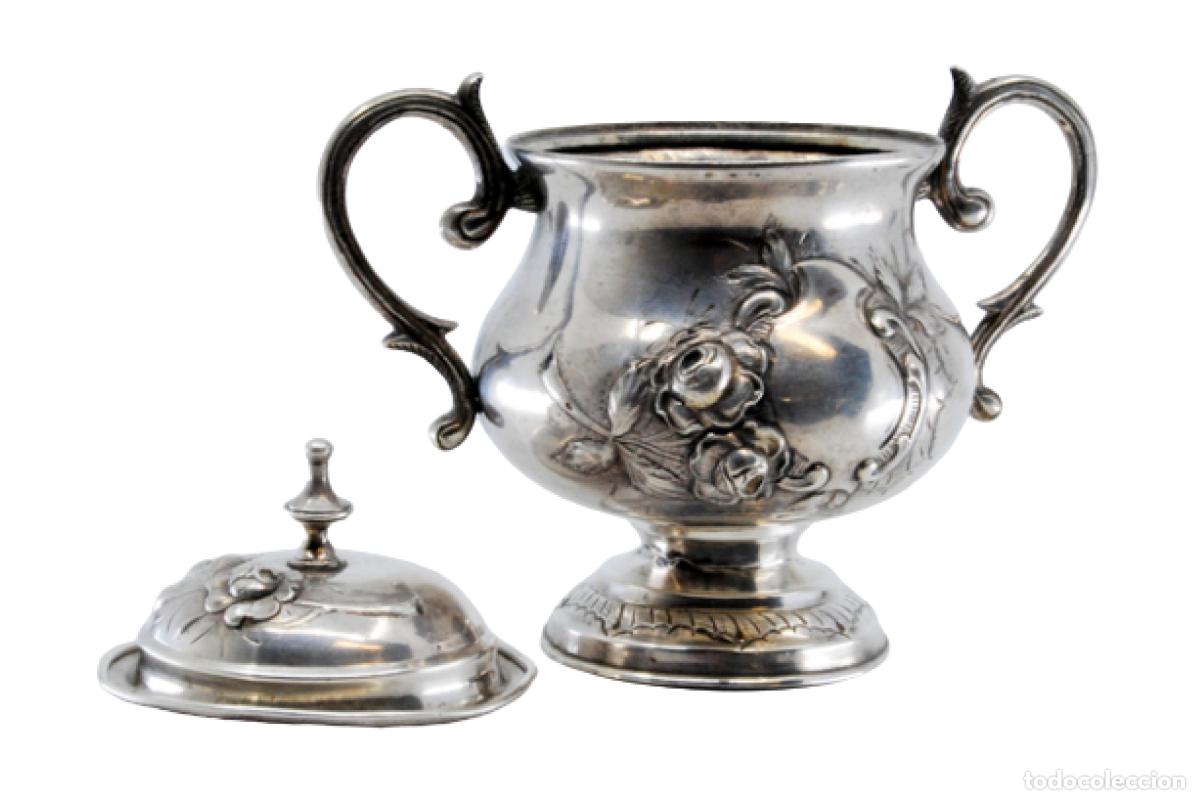 Antig&uuml;edades: azucarero de plata - Foto 1