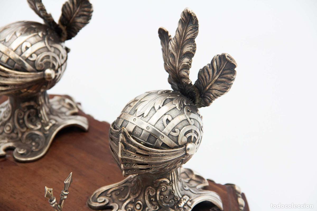 Antig&uuml;edades: tintero de plata - Foto 3