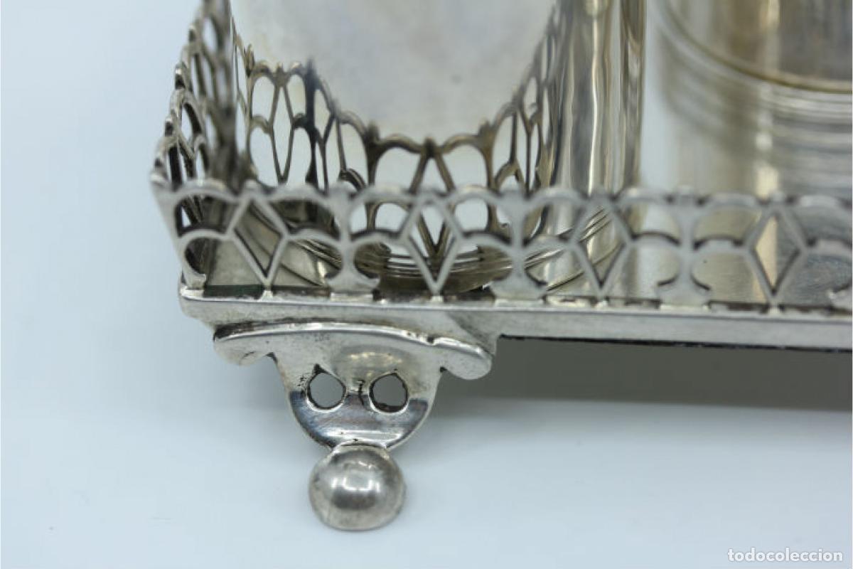 Antig&uuml;edades: tintero de plata - Foto 2
