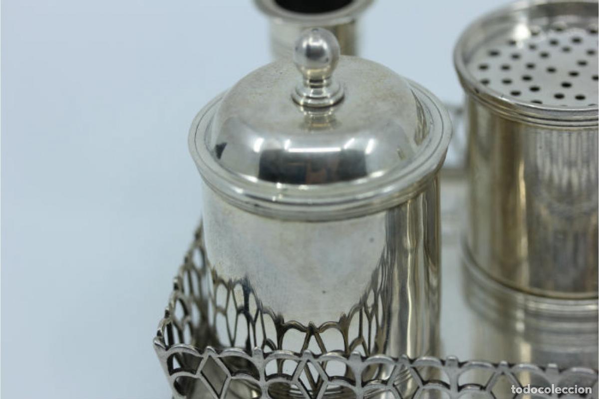 Antig&uuml;edades: tintero de plata - Foto 3