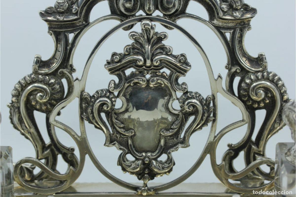 Antig&uuml;edades: tintero de plata - Foto 7