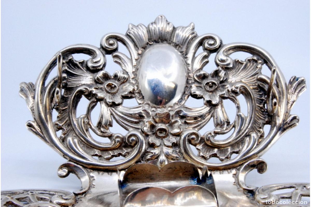 Antig&uuml;edades: tintero de plata - Foto 8