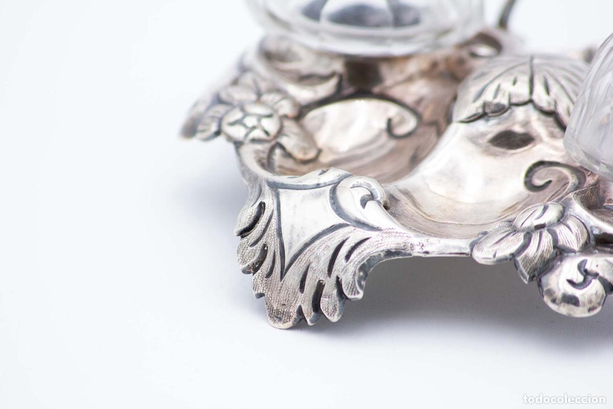 Antig&uuml;edades: tintero de plata - Foto 2