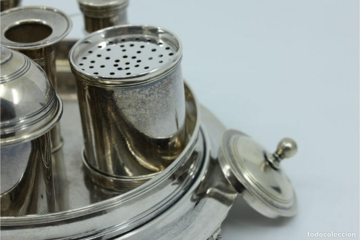 Antig&uuml;edades: tintero de plata - Foto 3