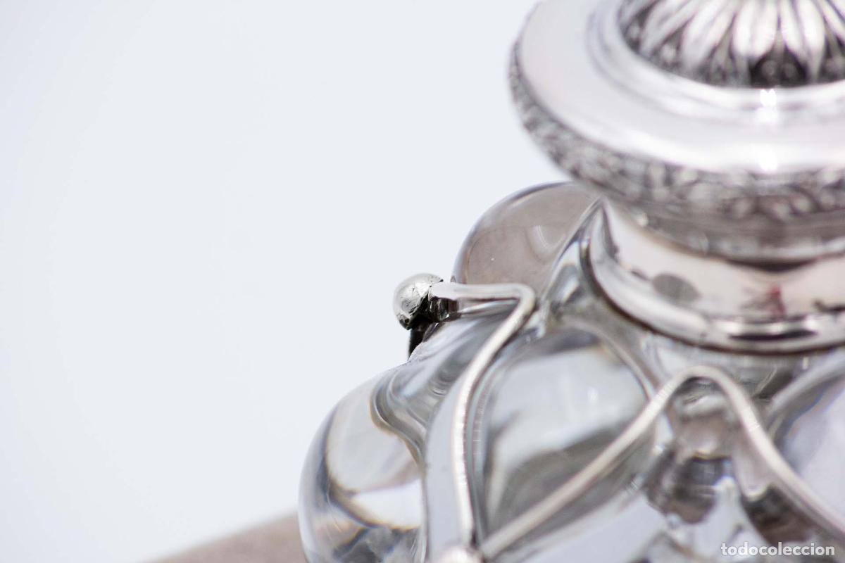 Antig&uuml;edades: tintero de plata - Foto 6