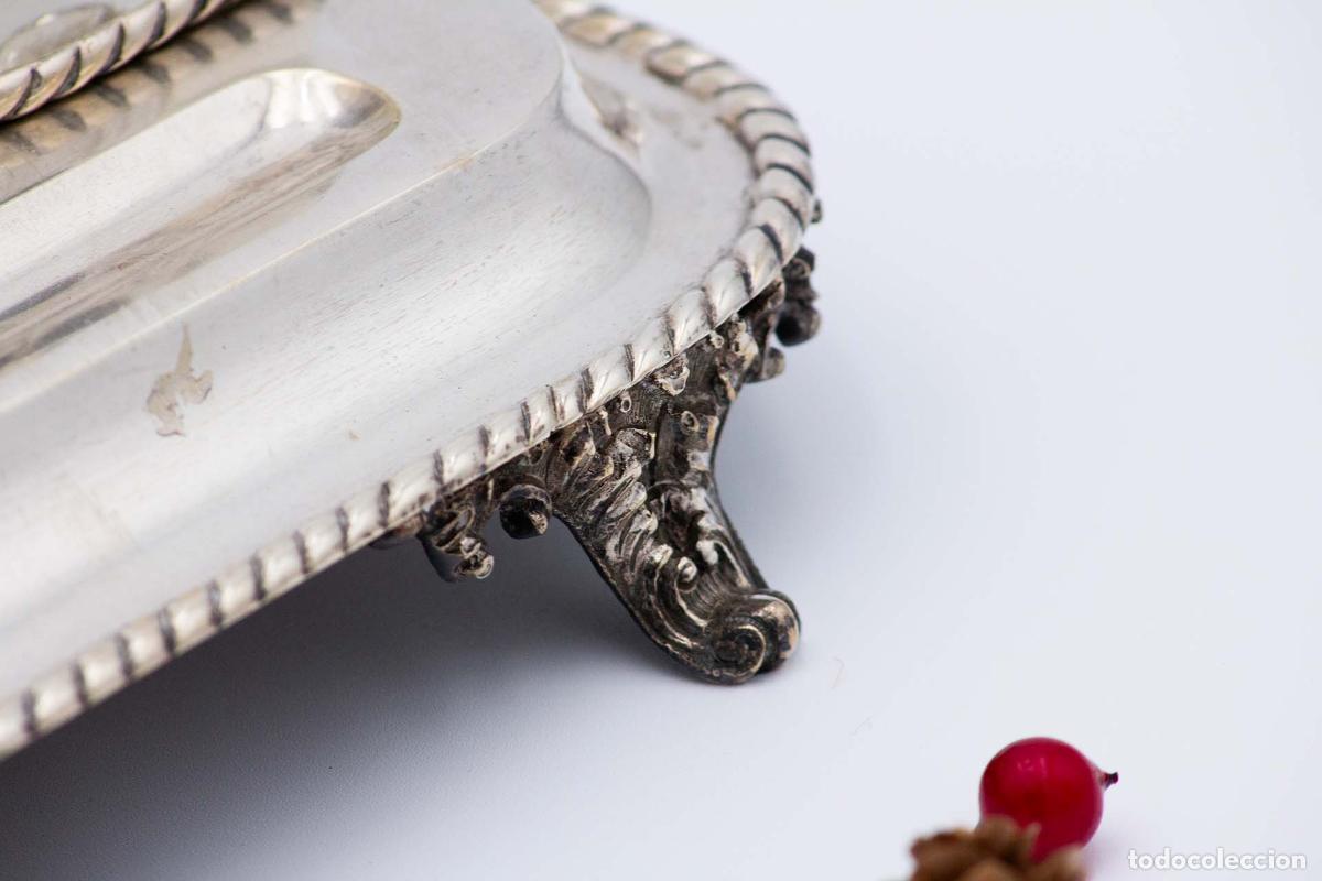 Antig&uuml;edades: tintero de plata - Foto 3