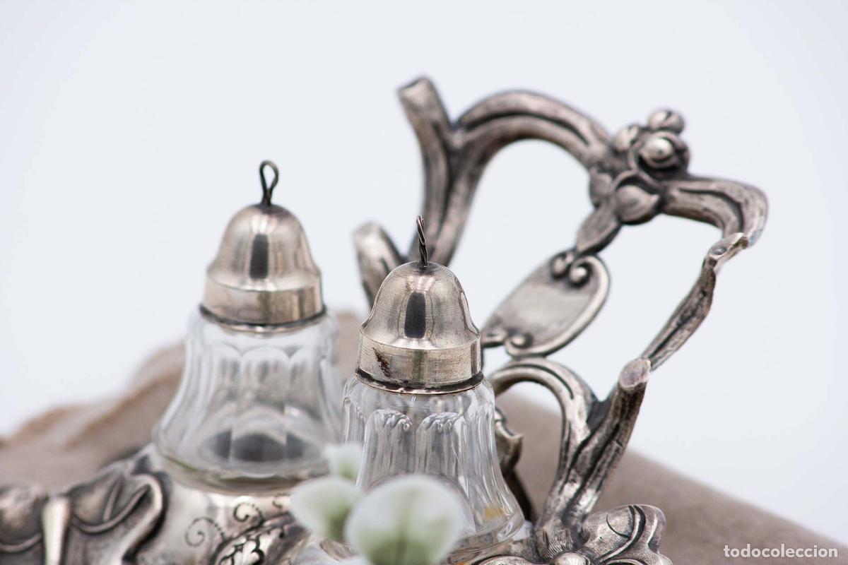 Antig&uuml;edades: tintero de plata - Foto 3