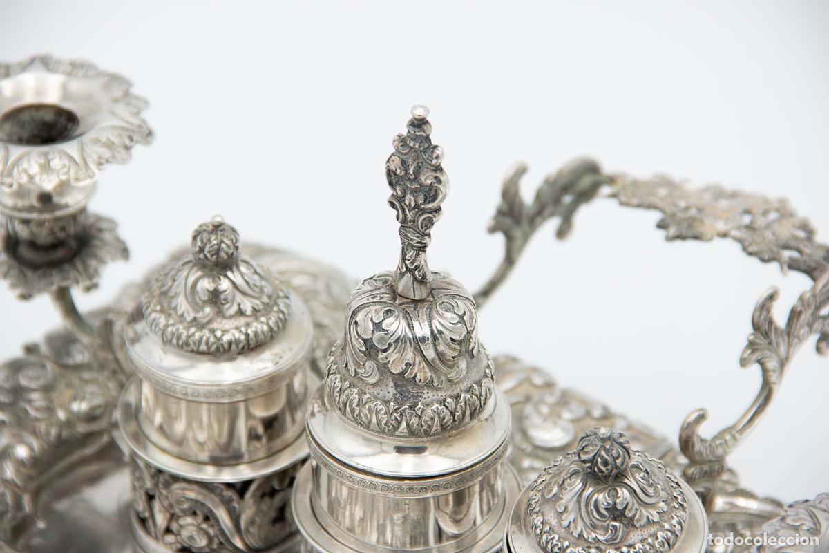 Antig&uuml;edades: tintero de plata - Foto 2