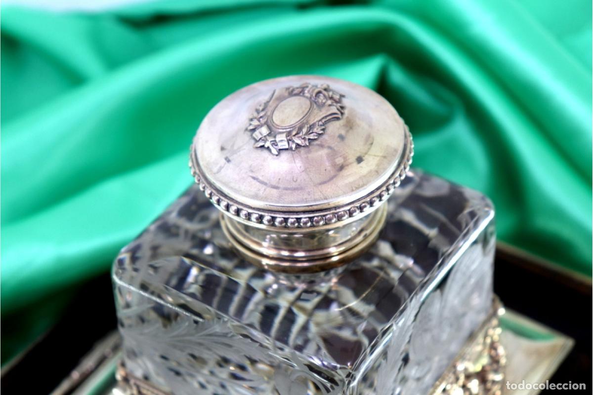 Antig&uuml;edades: tintero de plata - Foto 3