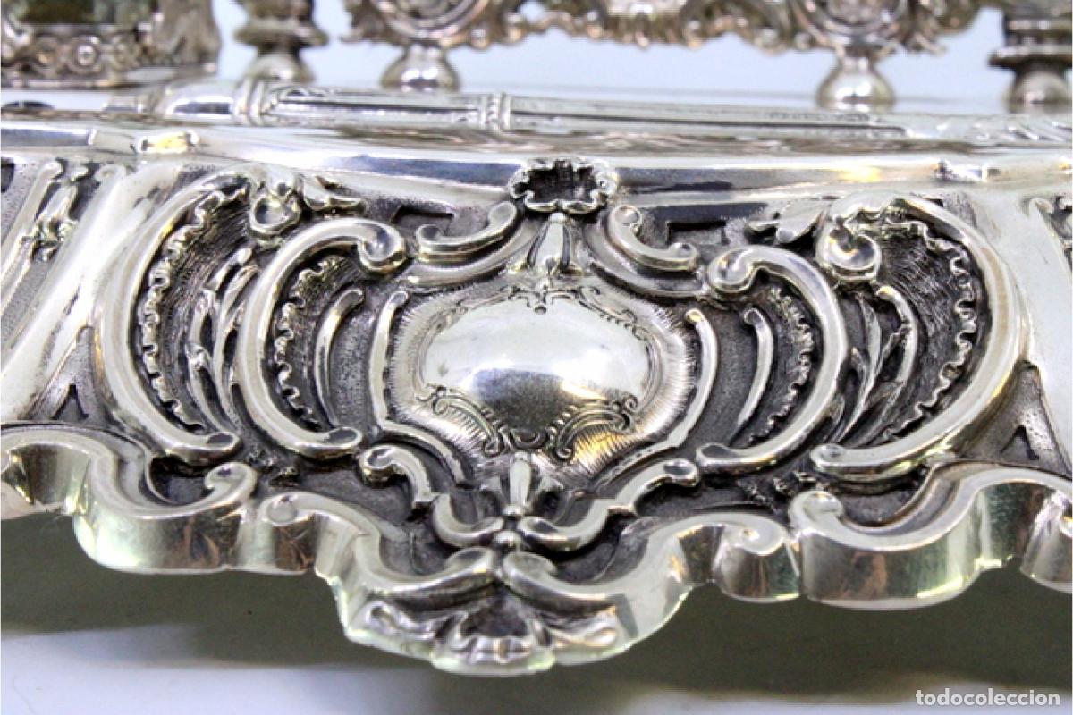 Antig&uuml;edades: tintero de plata - Foto 4