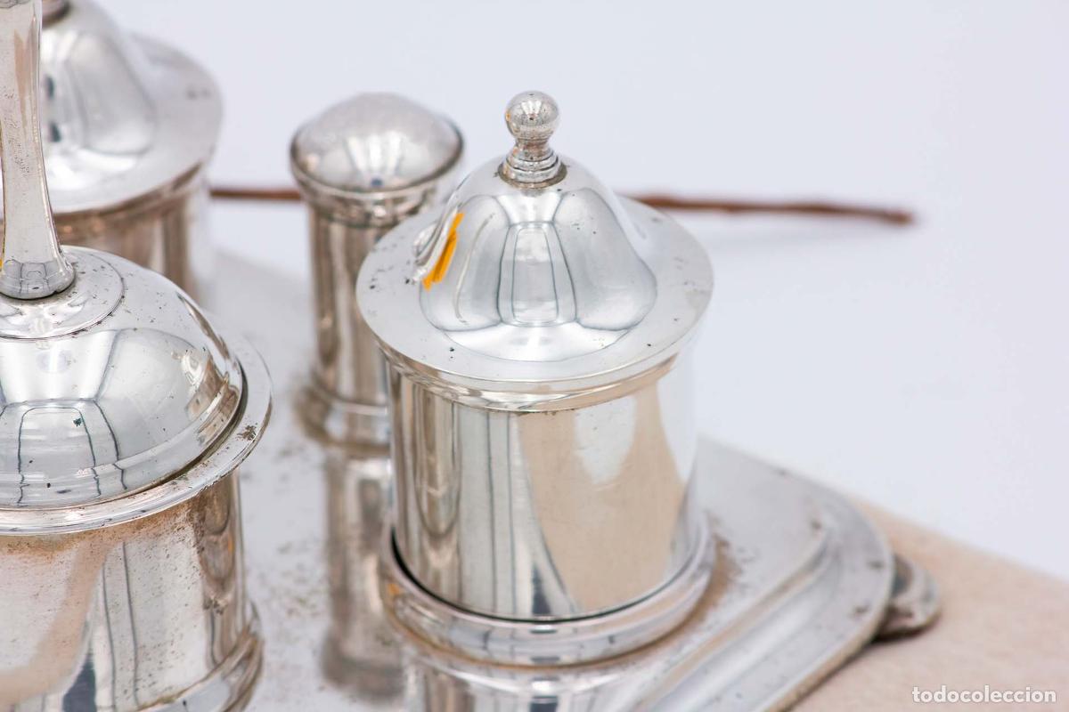 Antig&uuml;edades: tintero de plata - Foto 2