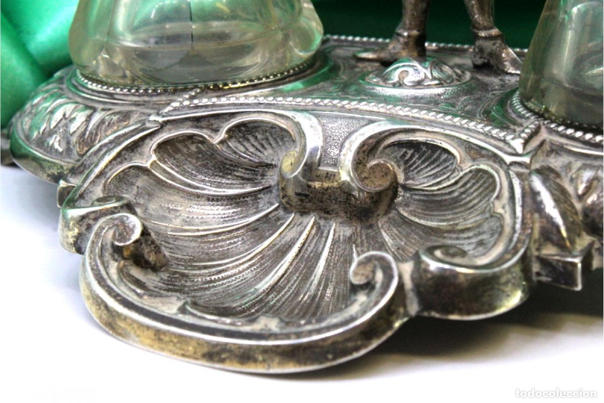 Antig&uuml;edades: tintero de plata - Foto 7