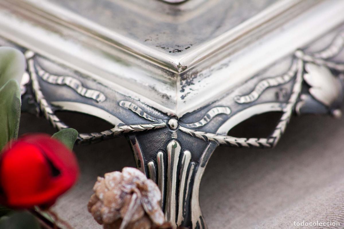 Antig&uuml;edades: tintero de plata - Foto 6
